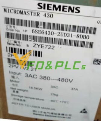 1Pcs New Siemens 6SE6430-2UD31-8DB0 MICROMASTER 430 6SE64302UD318DB0 Inverter