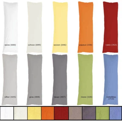 BELLANA Seitenschläferkissen Bezug 40 x 140 cm Stillkissenbezug Kissenbezüge Jersey