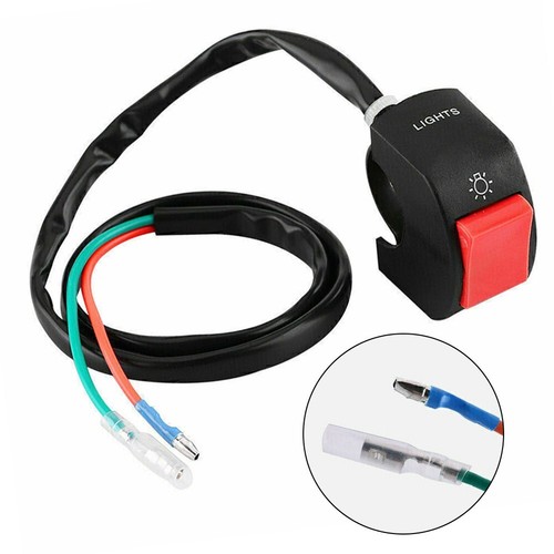 22mm 7/8 Etanche Guidon Phare Commutateur 12V16A Spot Light