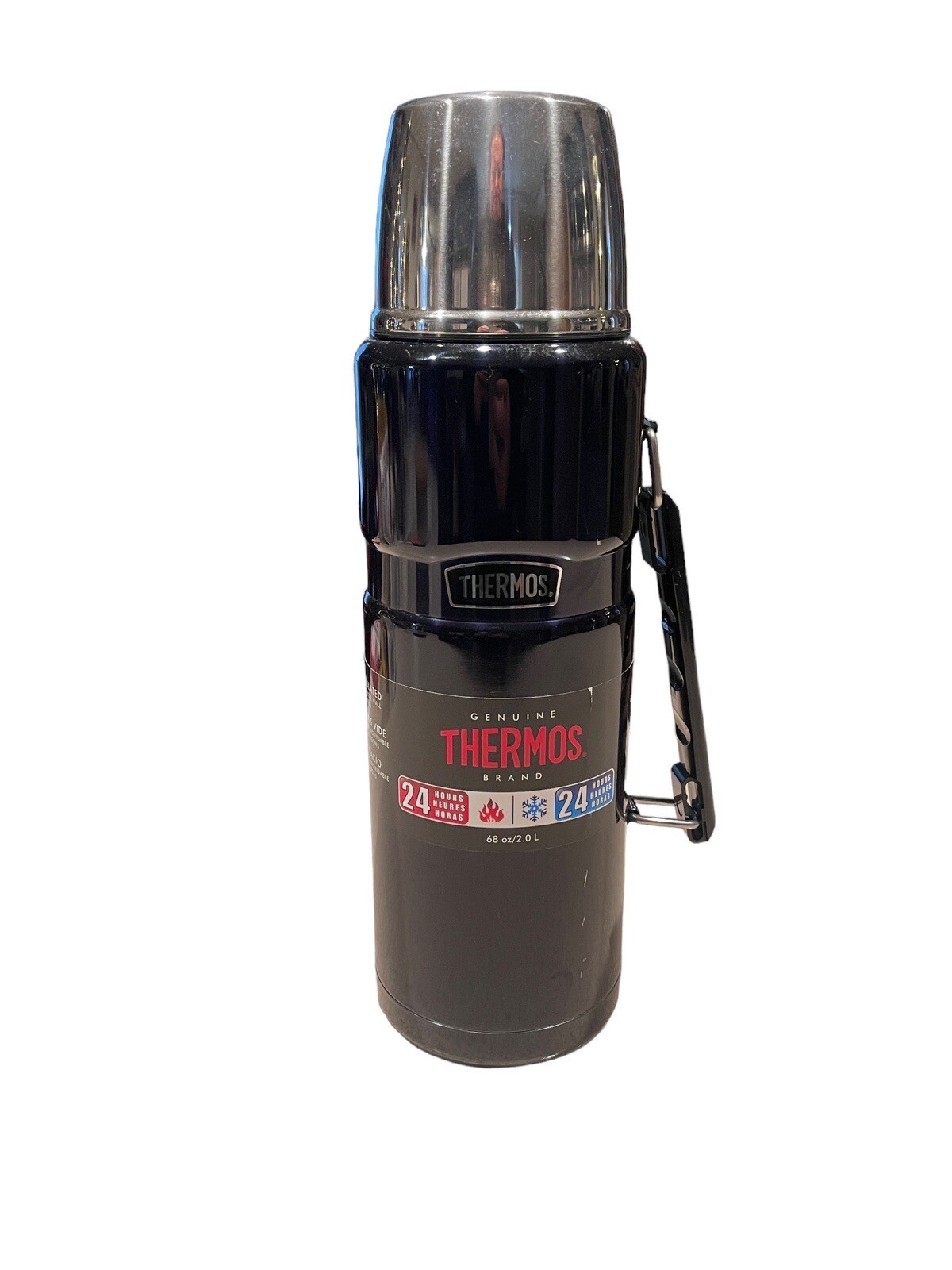Thermos 24 Hours Hot/cold Genuine Stainless Steel 68 Oz. eBay