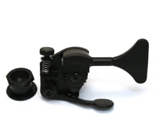 Hipshot Black Ultralite Y-Key 1/2" Bass Drop D Machine Head De-tuner X-tender