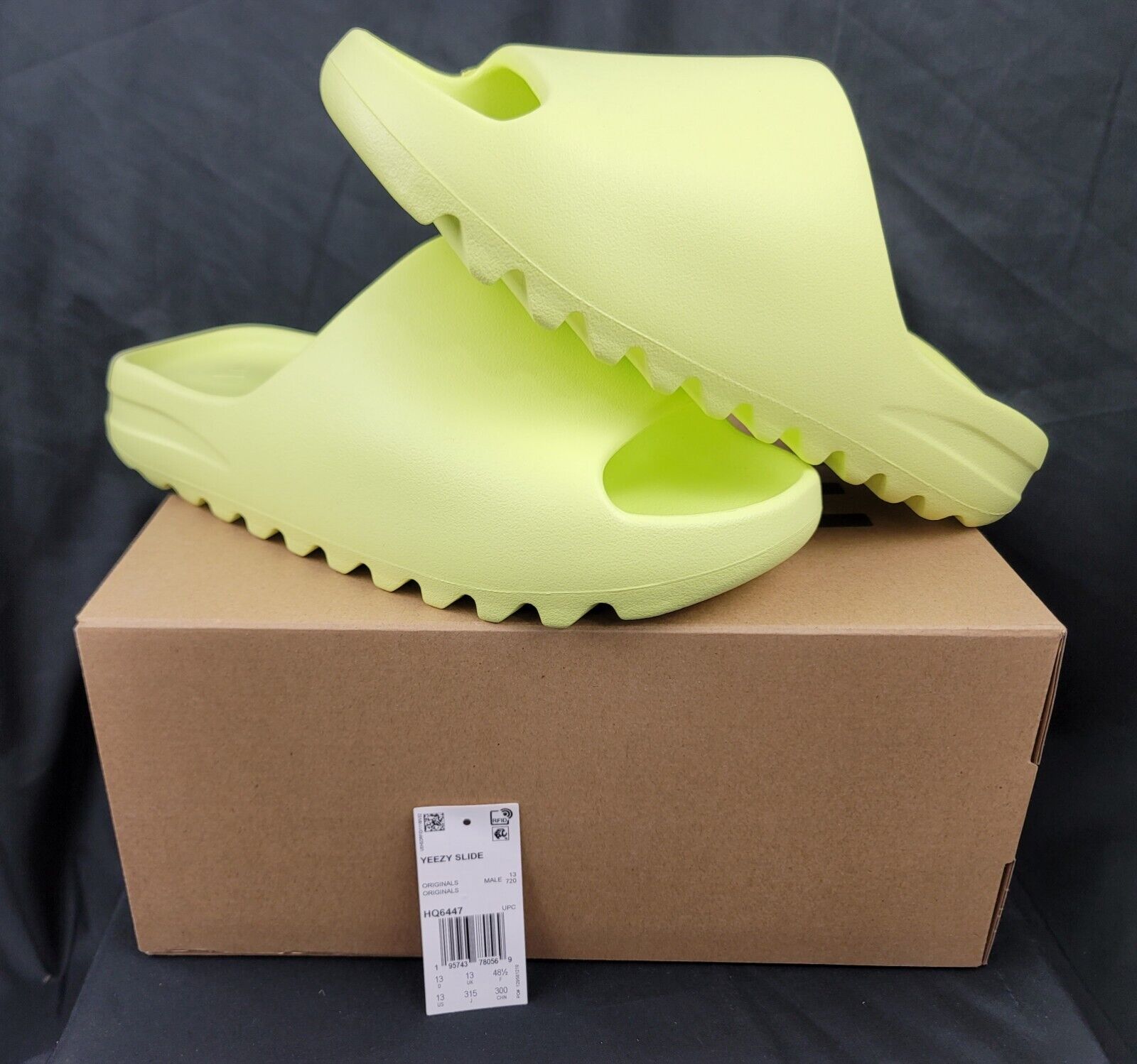 Adidas Yeezy Slide Green Glow (2022) Men's Size 13 US by Kanye