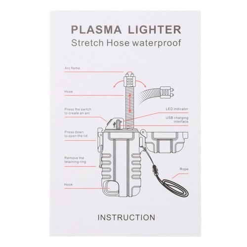 HG USB Wiederaufladbares Feuerzeug Winddicht Dual Arc Feuerzeug Wasserdicht Flammenlos YT - Bild 7 von 12