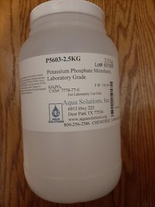 Potassium phosphate monobasic, lab grade, Aqua Solutions, Inc, CAS# 7778-77-0