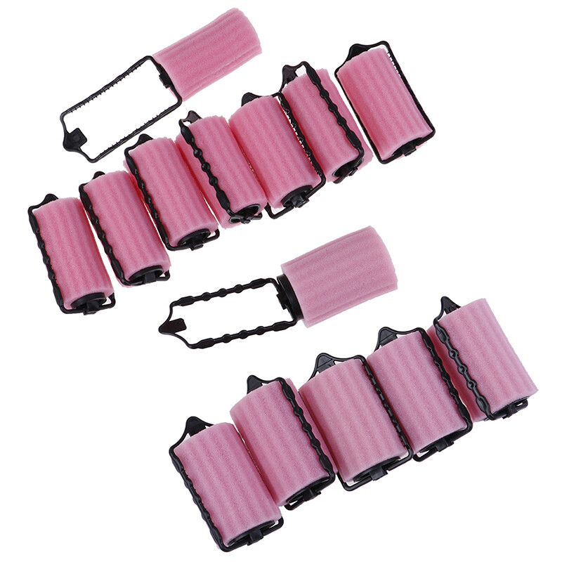 6/8Pcs Sponge Foam Cushion Diy Hair Styling Rollers Curlers Makers Tw