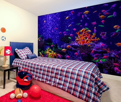 3D Bunter Fisch ZHUC2571 Tapete Wandbild Fototapete Abnehmbarer Ann