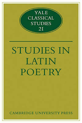 Studies in Latin Poetry Dawson Cole Paperback Cambridge University Press
