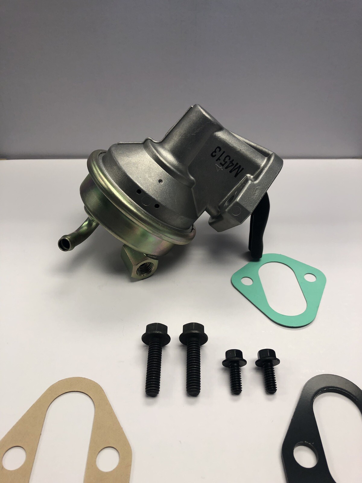 67 Chevelle Fuel Pump + Plate + Bolts New Kit Grade 8 Bolts Nova 6972