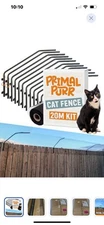 Cat Fence Outdoor Barrier - Top of Fence Height Extender Solution for Pets Cats