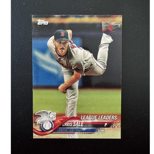 Topps 2018 Series 1 Chris Sale League Leaders Base Set #129 Red Sox MLB