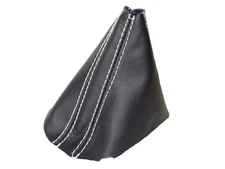 Car DSG Gear Shift Boot Shift Cover For VW Golf VI MK6 08-13 Leather Stitching White