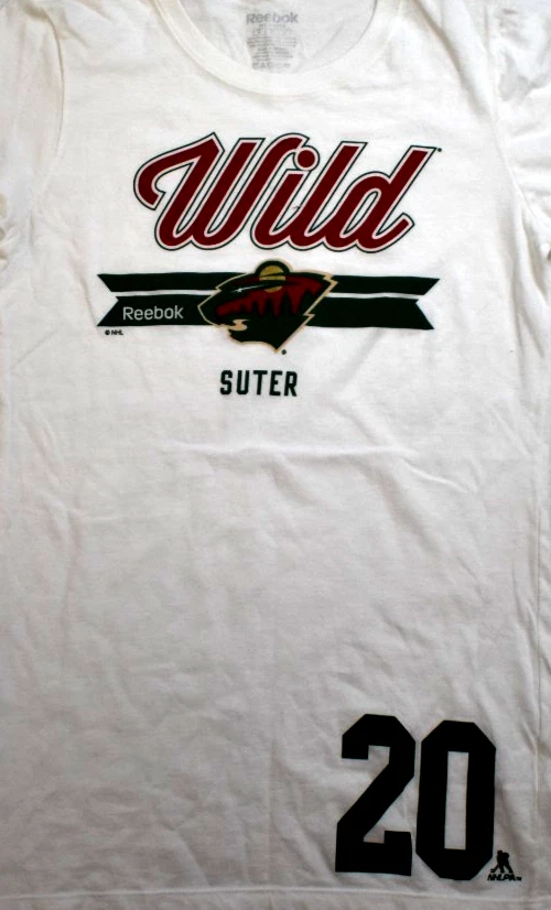 Camisa Reebok NHL Mujer Minnesota Wild Ryan Suter Nueva Mediana Foto 2 de 4