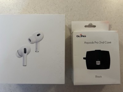 Apple AirPods Pro 2nd Generation Sealed Brand New + Free Black Protective Case