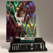 Emmanuel Forbes 2023 Panini Phoenix Rookies #147 Green /25 Washington Commanders