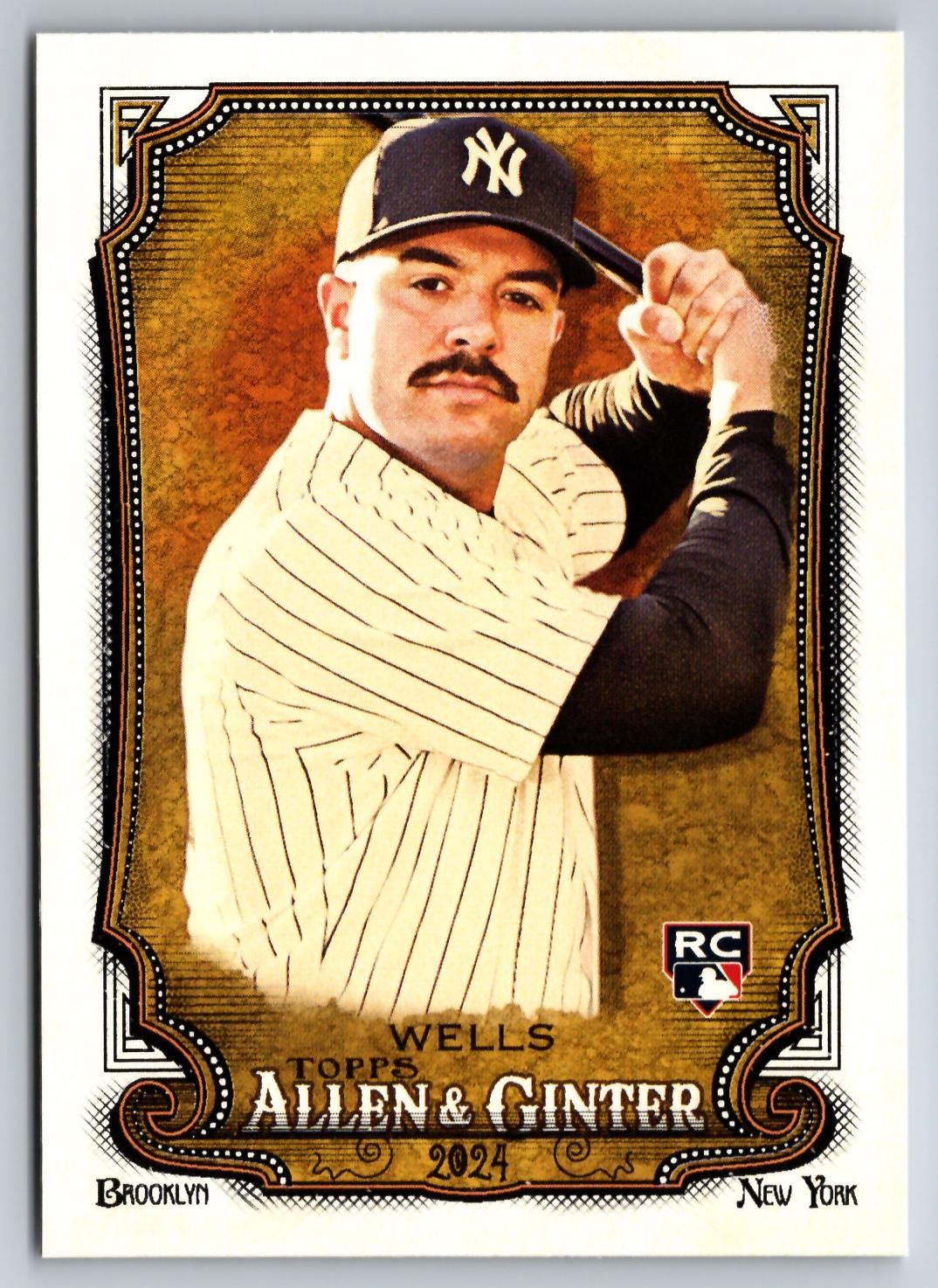 Austin Wells Rookie 2024 Topps Allen & Ginter #53 New York Yankees
