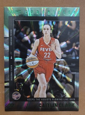 2025 Panini Caitlin Clark Chronicled Flowing Like Rain #43 Green Laser