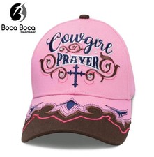 Cowgirl Prayer Swirls w/ Rhinestone accents on crown Reinforced front Hat
