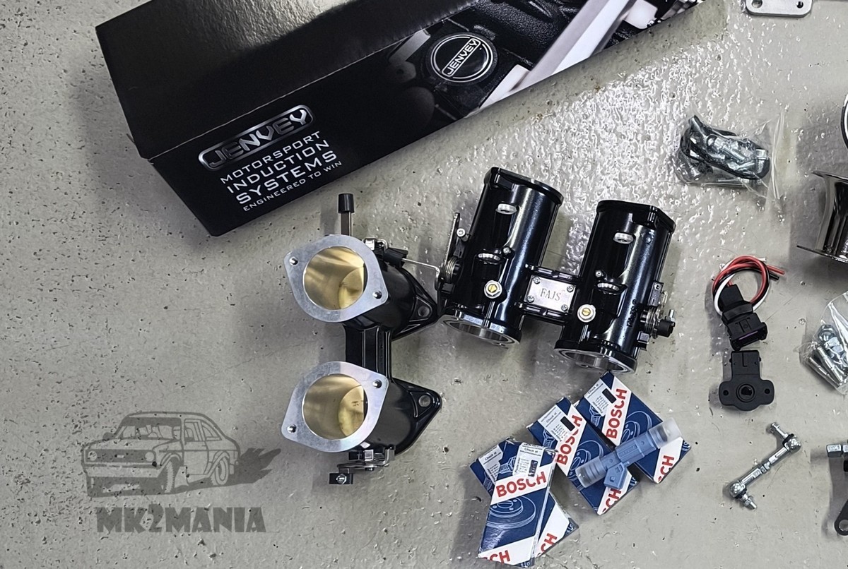 NEW ST170 ZETEC 45 MM DCOE THROTTLE BODY KIT ITB JENVEY INLET