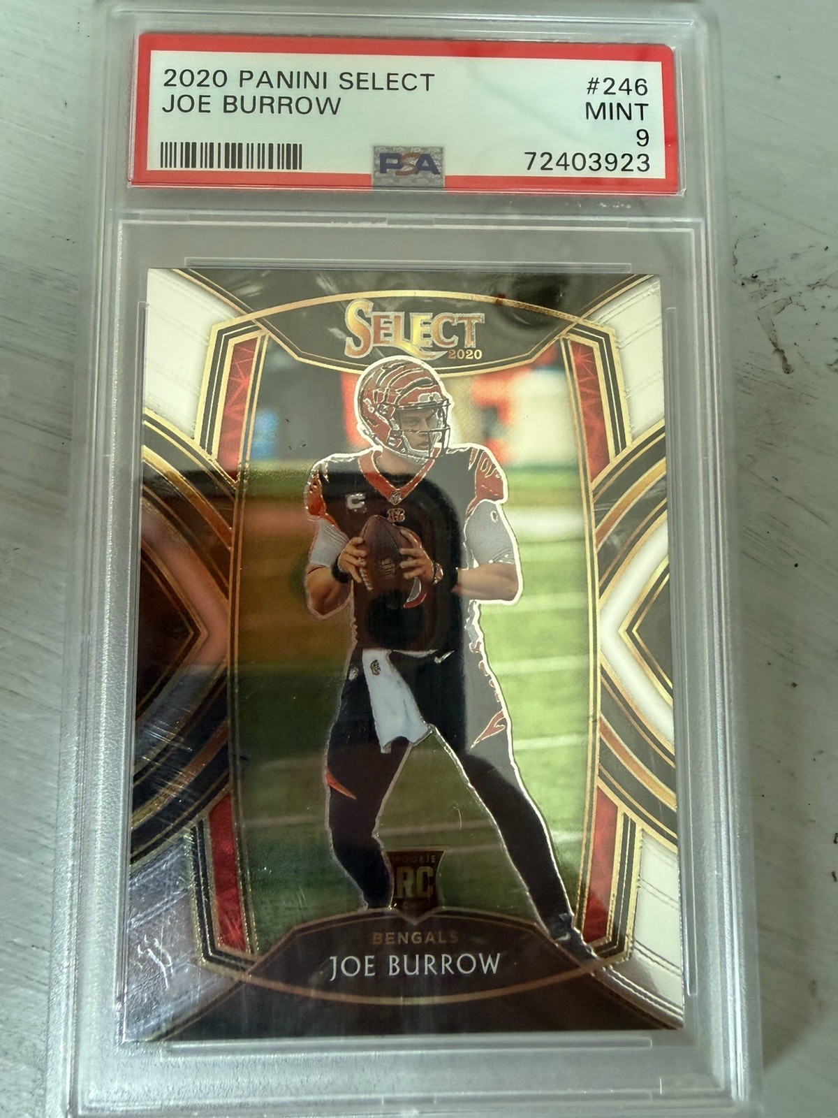 2020 Panini Select - Club Level Joe Burrow #246 (RC)