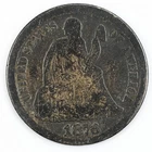 1876-CC Liberty Seated Dime Good Carson City Mint Silver 10c