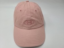 Women Under Armour Free Fit Strapback Adjustable Hat Cap Cotton Casual Logo Pink