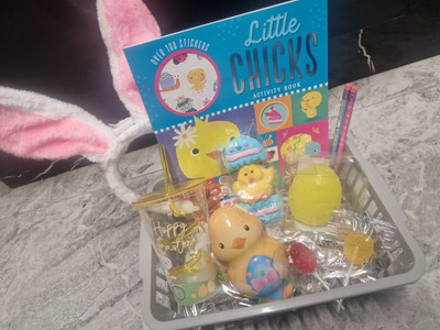 Kinder Ostern Aktivität und Seifenkorb