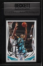 BAS 2004-05 Topps PJ Brown #143 Seal of Authenticity Auto 3c7