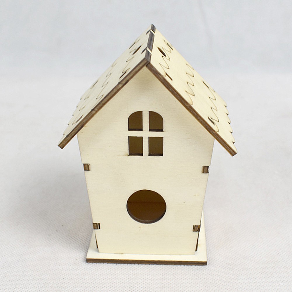 Handmade Wooden Bird Nesting Box for Indoor and Outdoor Birds