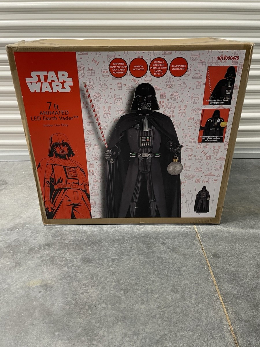 Disney Star Wars 7 ft. Animated LED Darth Vader Animatronic Home
