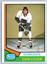 DON LEVER 1974-75 O-PEE-CHEE 74-75 #94 NRMINT+           70810