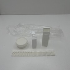 NEW Tupperware 4 Pc. VTG Travel Accessory Kit Comb Toothbrush Holder Smitdget