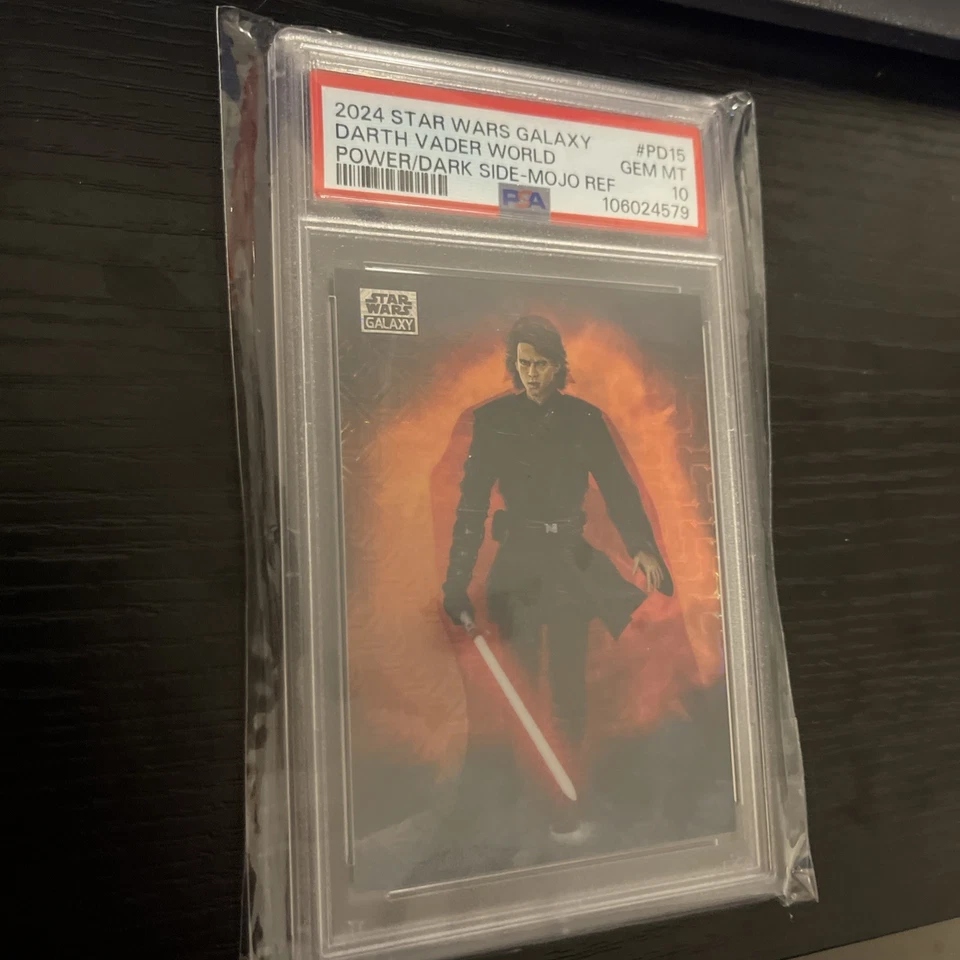 2024 Topps Star Wars Galaxy Mojo /50 Darth Vader World Between PD15 PSA 10 - Image 3 of 4