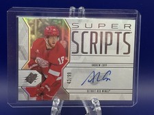 Andrew Copp 2025-26 SPx Super Scripts Gold Auto /99 Detroit Red Wings SSP
