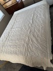 Vtg Cottagecore Handmade Quilt  Blanket Throw Cabin Pastel Stripe Shabby Chic — photo 8