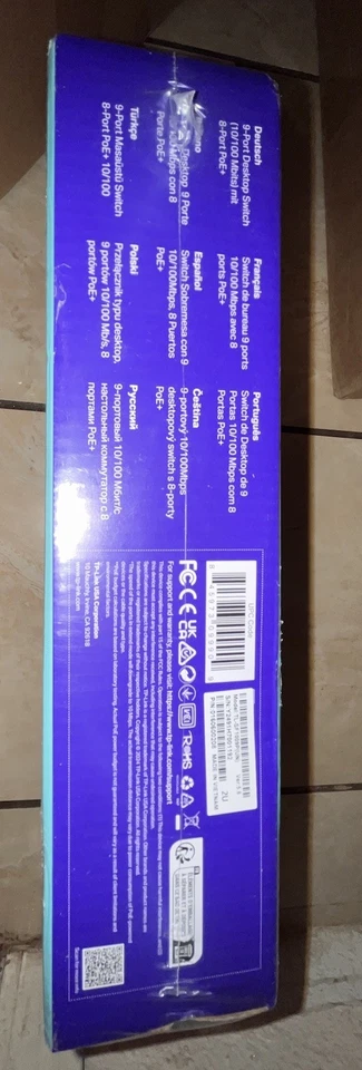 TP-LINK TL-SF1009P 9-Port 10/100Mbps Desktop Switch with 8-Port PoE+ 0160600208 - Image 2 of 2