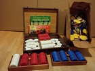 VINTAGE POKER CHIPS LOT OF HUNDREDS — photo 1