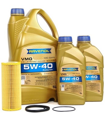 BLAU J1A5084-D Oil Change Kit Compatible w/ 09-12 Audi Q5-5w40