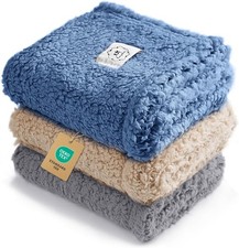 Luciphia 1 Pack 3 Calming Dog Blanket Fluffy Premium Fleece Pet Blankets Soft Sh