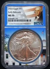 2022 American Silver Eagle $1 1oz George Washington, 1st President NGC MS70