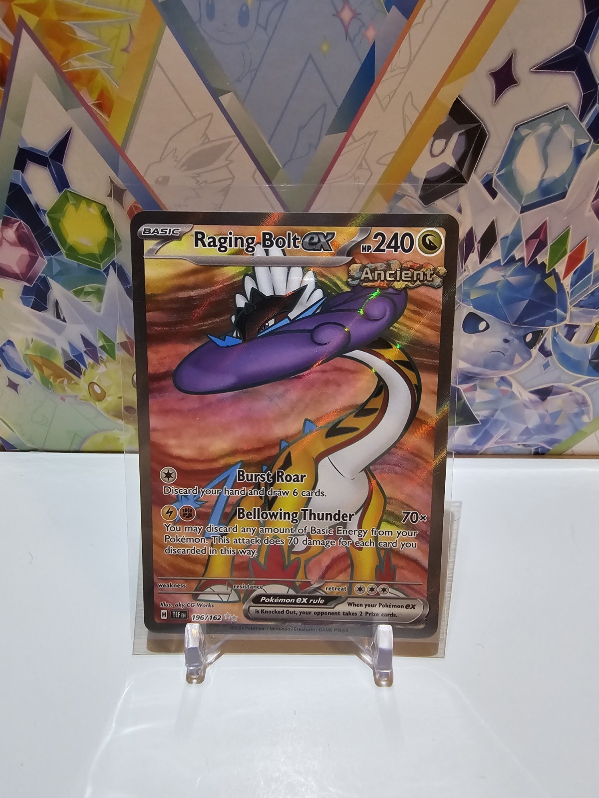 Raging Bolt ex 196/162 Ultra Rare Pokemon TCG: Temporal Forces (NM)