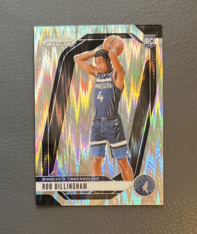 2024-25 Panini Prizm - Rob Dillingham #250 - Skewed Prizm /249