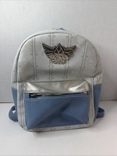 Nintendo - The Legend of Zelda: Breath of The Wild Mini Backpack 11" Silver Blue