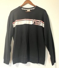 Victoria s Secret PINK Logo Crewneck Sweatshirt Size M Athleisure Loungewear