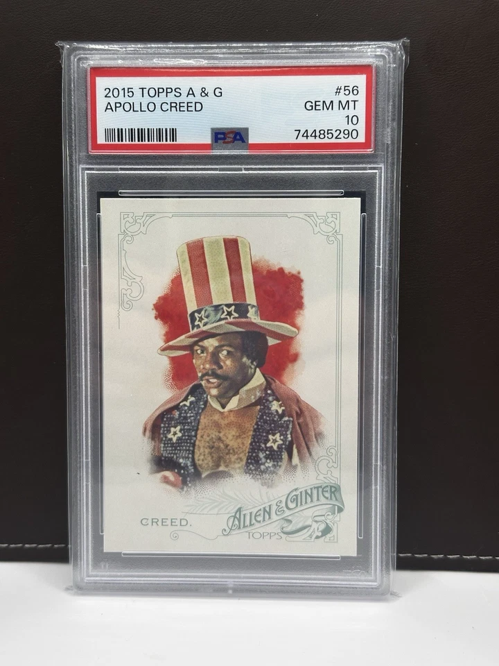 2015 Allen & Ginter’s Rocky Balboa-PSA 10s Full Set- Rocky III - One Of A Kind - Image 2 of 4