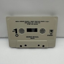 George Michael Faith Album Cassette CBS Records 1987 1980s CT40867