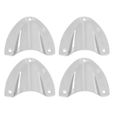 4PCS Marine Wire Cable Vent Cover Polished Clam Shell Ventilator for Boat Yacht