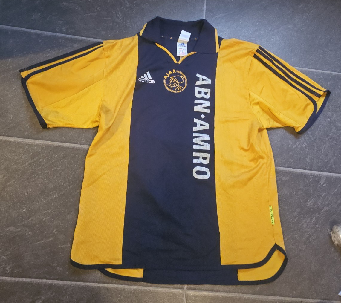 VTG ADIDAS 2000 2001 AJAX #9 MEN'S JERSEY SZ L