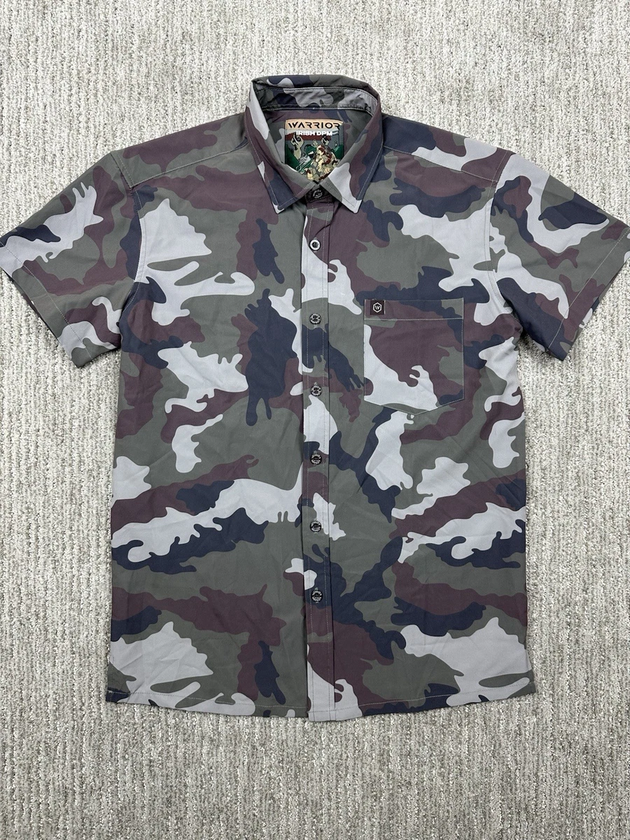 米軍放出品 ミリタリー USA タクティカル WARRIOR ボタンダウンシャツ 25+ Warrior Products Button-Up Casual Button-Down Shirts for Men