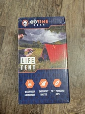 Survival Life Tent 2 Person Emergency Shelter w/ Emergency Whistle - Orange