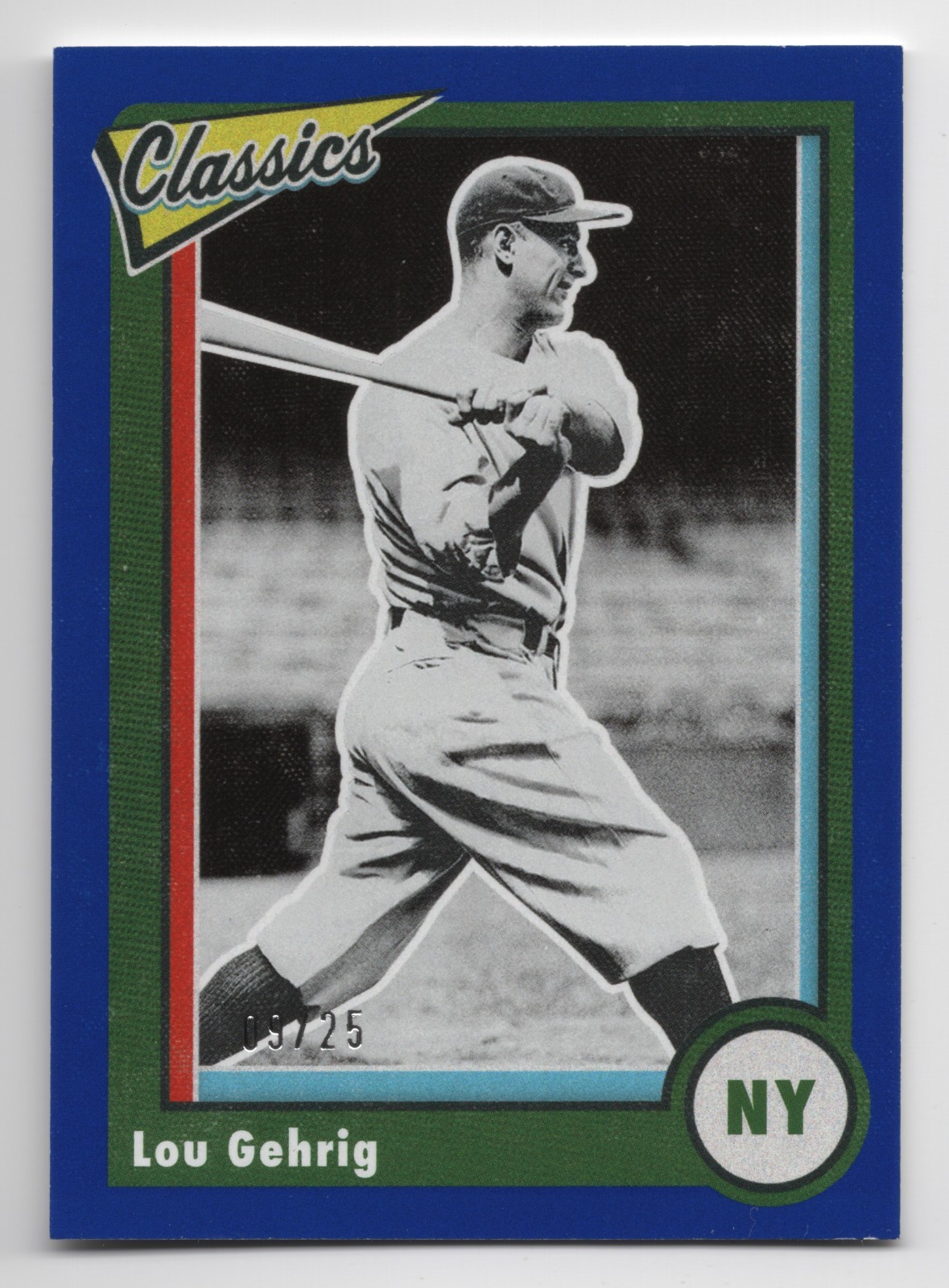 2023 Panini Chronicles Classics LOU GEHRIG #11 Blue /25-Yankees